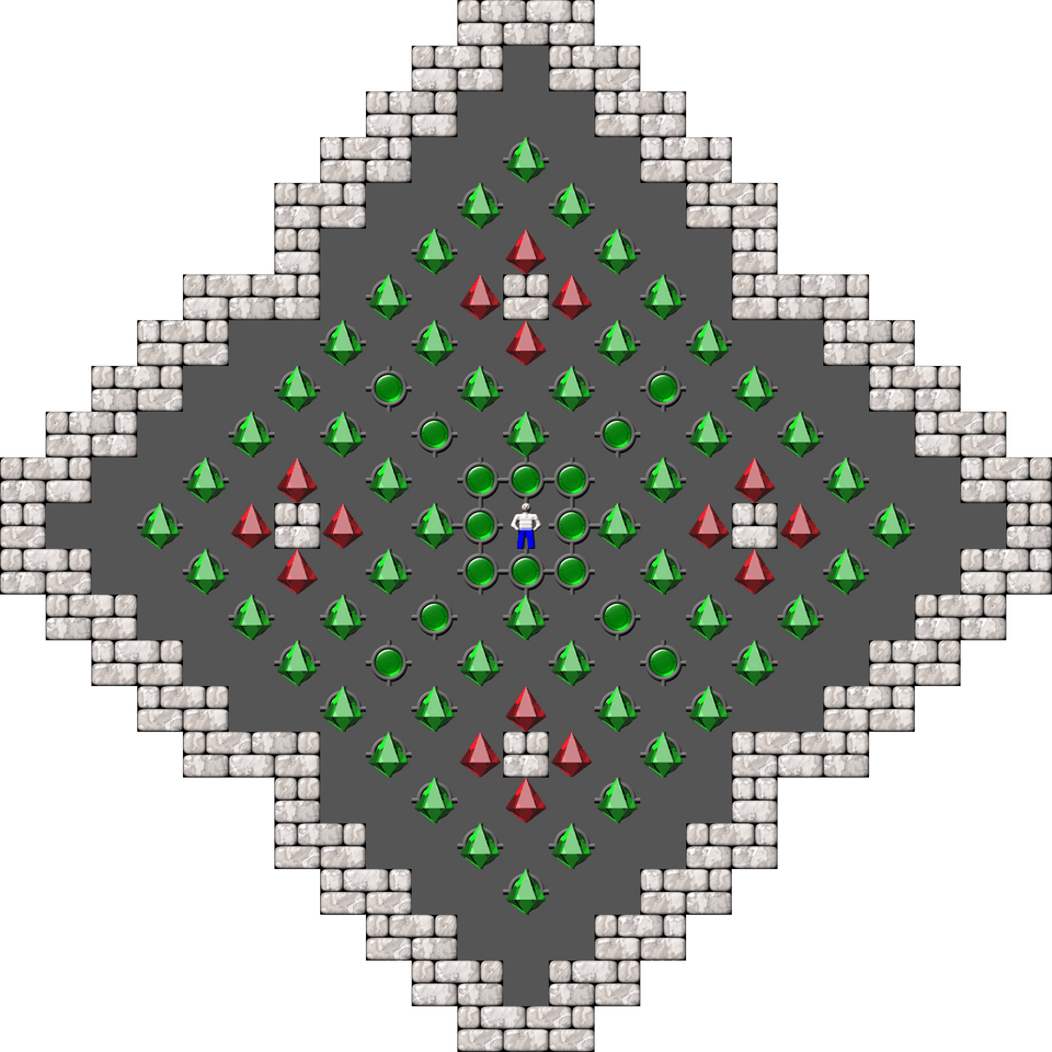 Sokoban Sasquatch 07 Arranged level 85